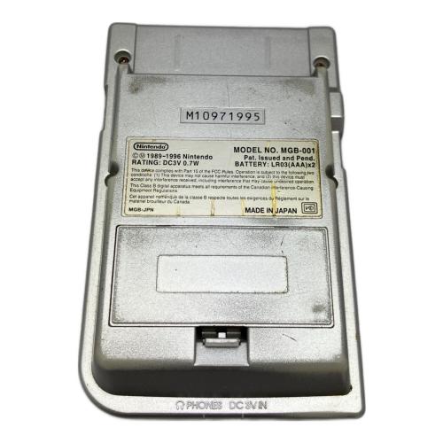 Nintendo (ニンテンドー) GAMEBOY pocket MGB-001 液晶ヤケ有