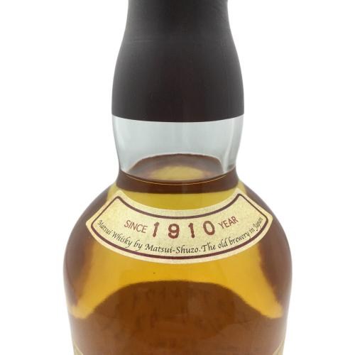松井酒造 (マツイシュゾウ) ピュアモルトウイスキー 倉吉 シェリーカスク 700ml
