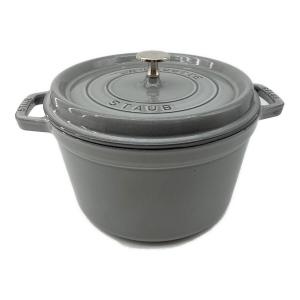 Staub (ストウブ) ピコ・ココット・ラウンド 24cm グレー