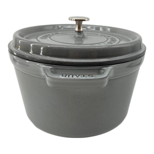 Staub (ストウブ) ピコ・ココット・ラウンド 24cm グレー