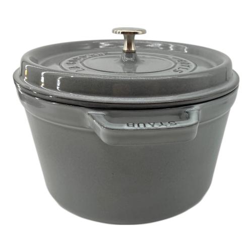 Staub (ストウブ) ピコ・ココット・ラウンド 24cm グレー