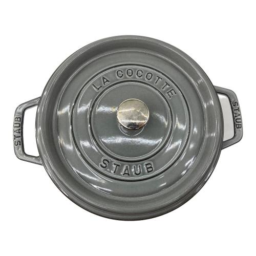 Staub (ストウブ) ピコ・ココット・ラウンド 24cm グレー