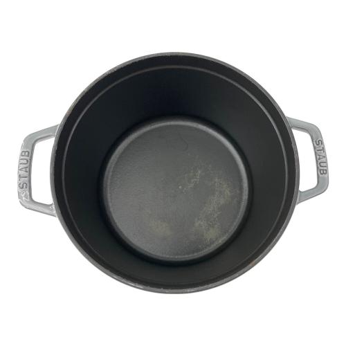 Staub (ストウブ) ピコ・ココット・ラウンド 24cm グレー