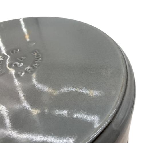 Staub (ストウブ) ピコ・ココット・ラウンド 24cm グレー