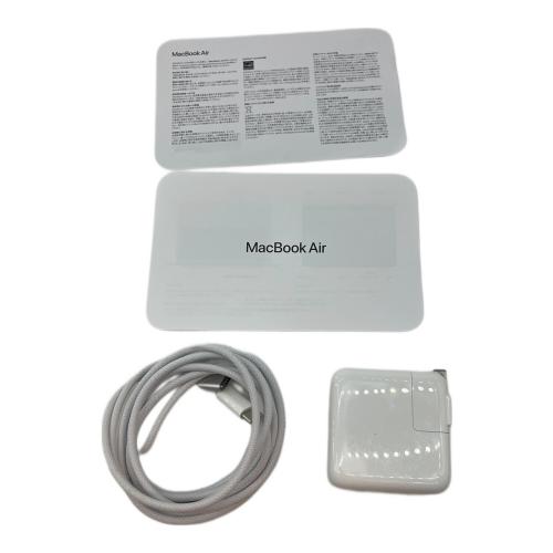 Apple (アップル) MacBook Air MW0W3J/A ■電源ケーブル汚れ有 13.6インチ