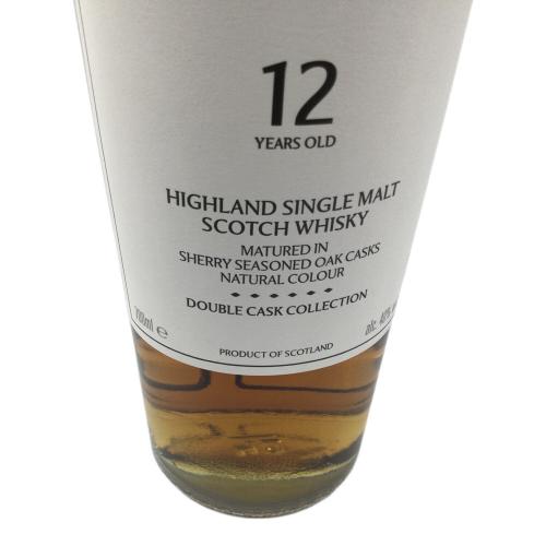 マッカラン (MACALLAN) ダブルカスク スコッチウイスキー 12年 700ml