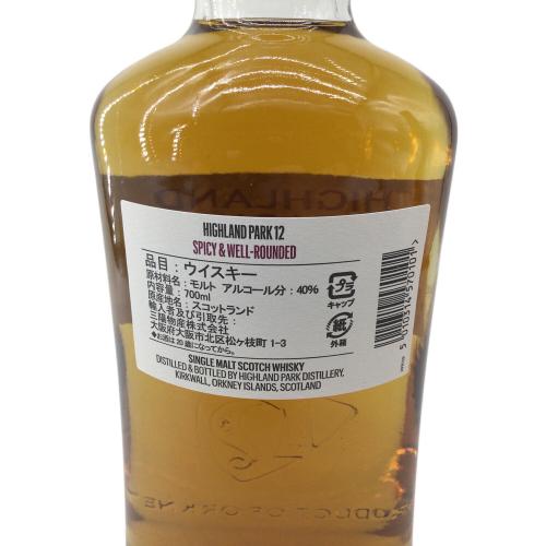 ハイランドパーク スコッチウイスキー 12年 700ml