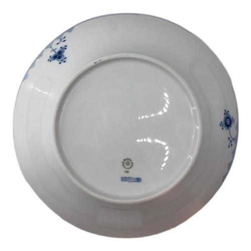ROYAL COPENHAGEN (ロイヤル・コペンハーゲン) ディーププレート ■ヨゴレ有 ブルーフルーテッド・ハーフレース