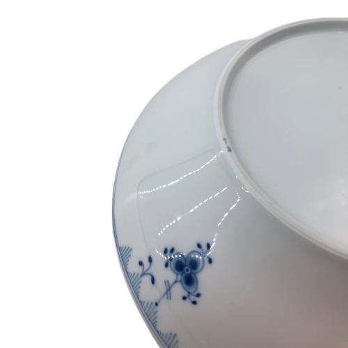 ROYAL COPENHAGEN (ロイヤル・コペンハーゲン) ディーププレート ■ヨゴレ有 ブルーフルーテッド・ハーフレース