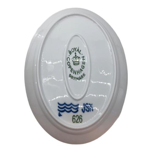 ROYAL COPENHAGEN (ロイヤル・コペンハーゲン) 楕円プレート ブルーフルーテッド・メガ