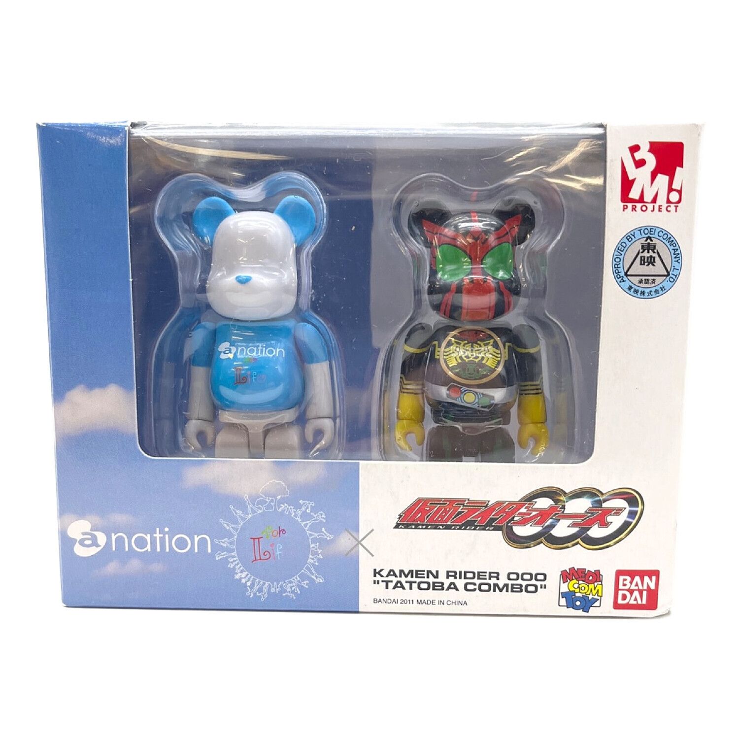 BEAR BRICK×a-nation フィギュア セブンイレブン限定 anation LIFE&