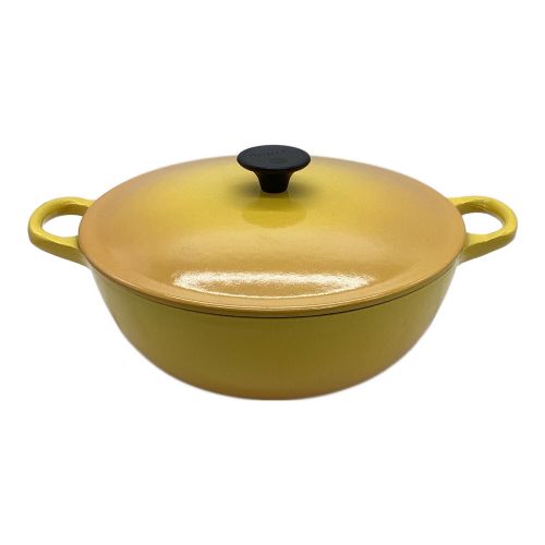 LE CREUSET (ルクルーゼ) ココットロンド イエロー 18cm