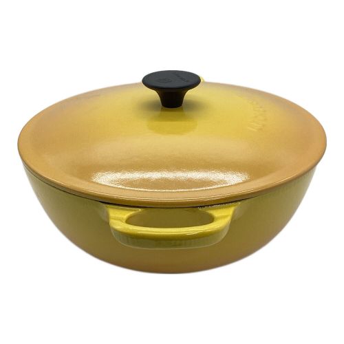 LE CREUSET (ルクルーゼ) ココットロンド イエロー 18cm