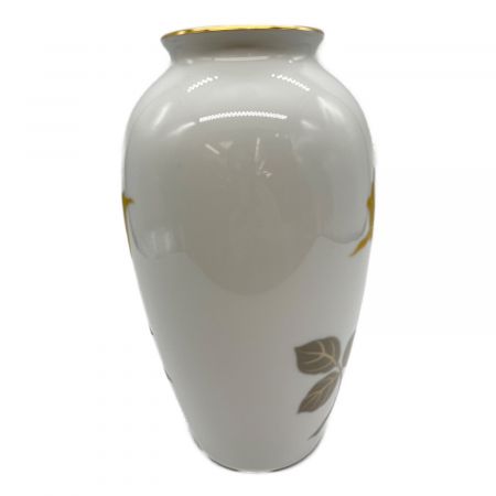 大倉陶園 (オオクラトウエン) 花瓶 金蝕バラ 23cm