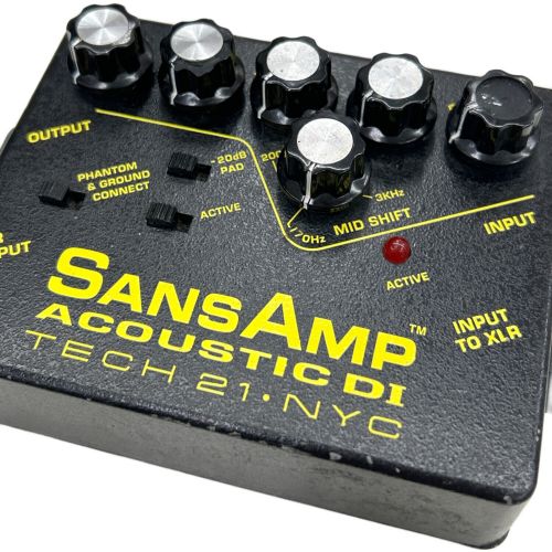 SANSAMP ACOUSTIC DI TECH21 エフェクター 動作確認済み