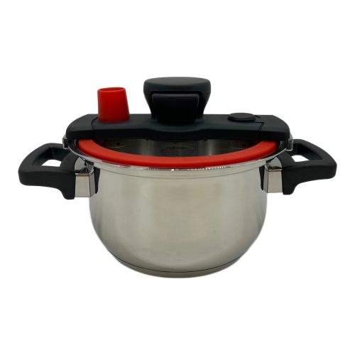 MEYER (マイヤー) 両手鍋 18cm 2.5L レッド KAT-2.5RD クイッカークッキング