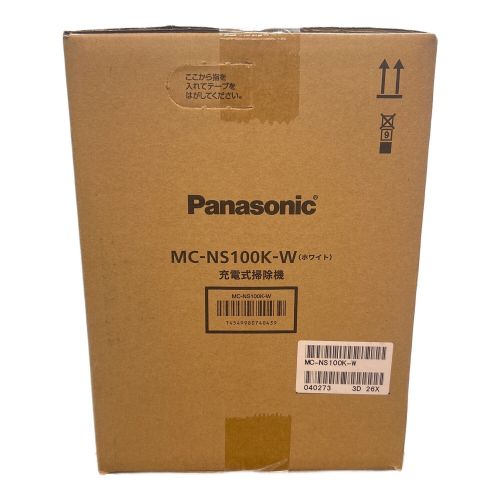 Panasonic (パナソニック) コードレス セパレート型 スティック クリーナー MC-NS100K-W 程度S(未使用品) 純正バッテリー 未使用品