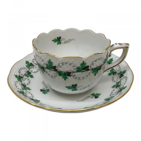 【美品】HEREND ヘレンド　グレイビーソースボード　パセリグリーン 美品】HEREND ヘレンド グレイビーソースボード パセリグリーン