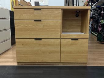 ニトリ キッチンカウンター ナチュラル 171 引き出し付 エトナ