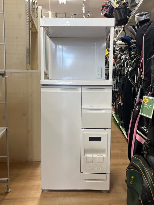 エムケー レンジ台 ホワイト 190 米びつ付き SK-311