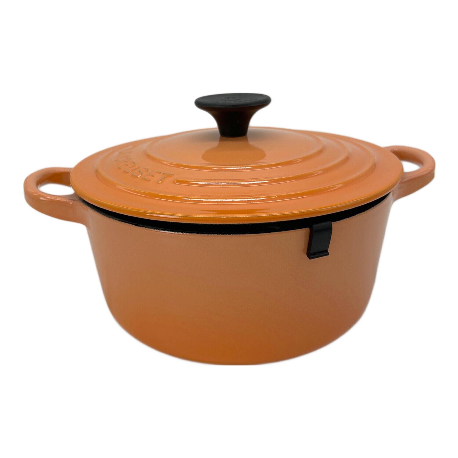 LE CREUSET (ルクルーゼ) ココットロンド 18cm 1.8L オレンジ