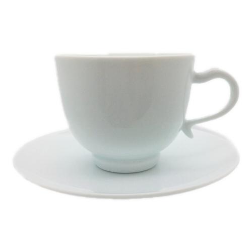 白磁笹彫文 (ハクジササチョウモン) 珈琲碗 井上萬二