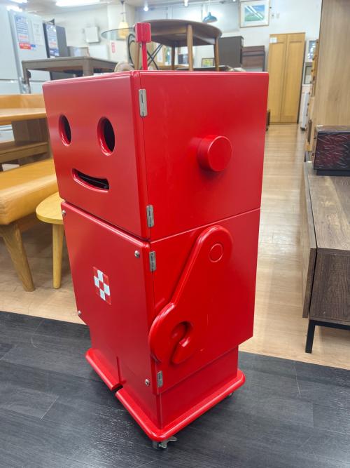 キャビネット レッド 263 2枚扉 ロボット