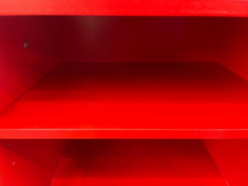 キャビネット レッド 263 2枚扉 ロボット