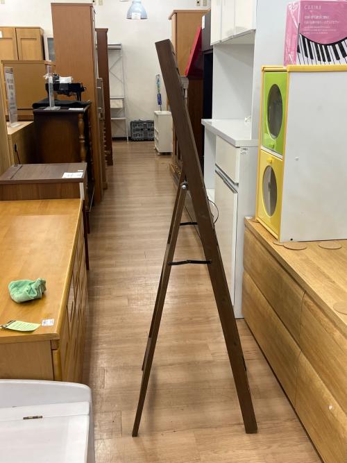 スタンドミラー ブラウン ドア型