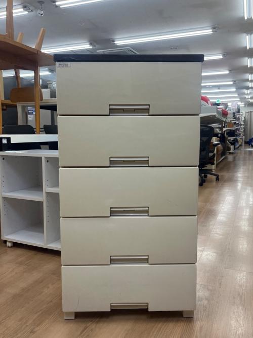 FITS (フィッツ) ウッドトッププラチェスト 5段