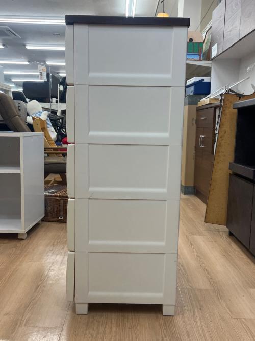 FITS (フィッツ) ウッドトッププラチェスト 5段