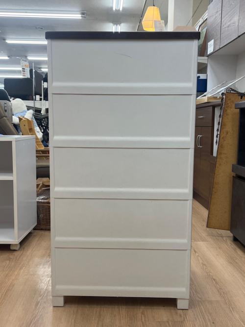 FITS (フィッツ) ウッドトッププラチェスト 5段