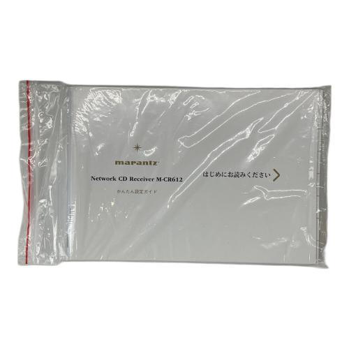 MARANTZ (マランツ) ネットワークCDレシーバー 通電確認のみ M-CR612 2025年製 BGY27250488657