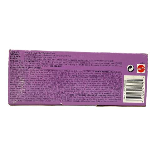 バービー人形 PEACE＆LOVE 70’s Barbie Collectibles