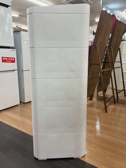 kurasunoKatachi プラチェスト ホワイト 5段