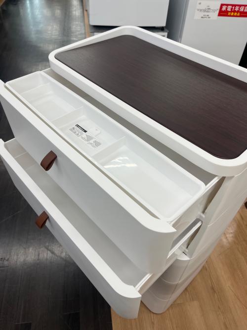 kurasunoKatachi プラチェスト ホワイト 5段