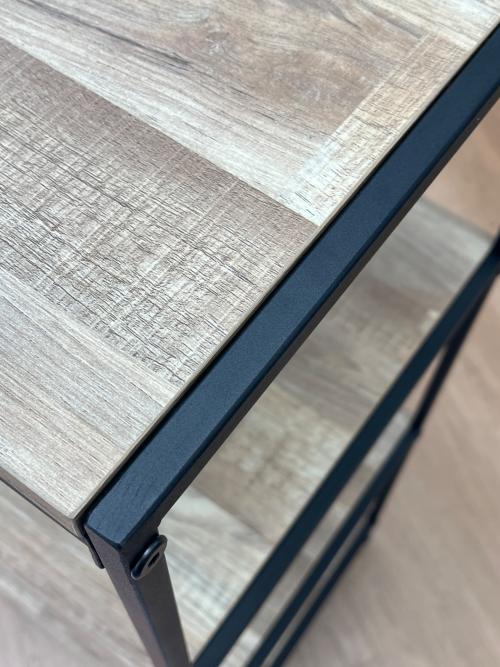 ベガコーポレーション オープンラック ナチュラル×ブラック カーセロ90 4段