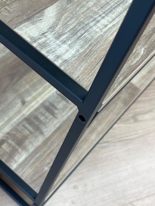 ベガコーポレーション オープンラック ナチュラル×ブラック カーセロ90 4段