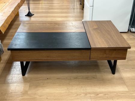 モリタインテリア センターテーブル ブラウン×ブラック L-DUE リビング