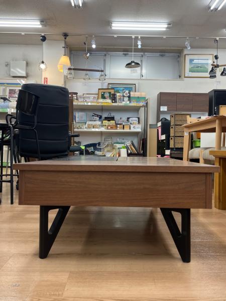 モリタインテリア センターテーブル ブラウン×ブラック L-DUE リビング