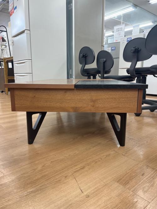 モリタインテリア センターテーブル ブラウン×ブラック L-DUE リビング