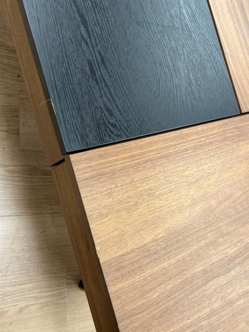 モリタインテリア センターテーブル ブラウン×ブラック L-DUE リビング