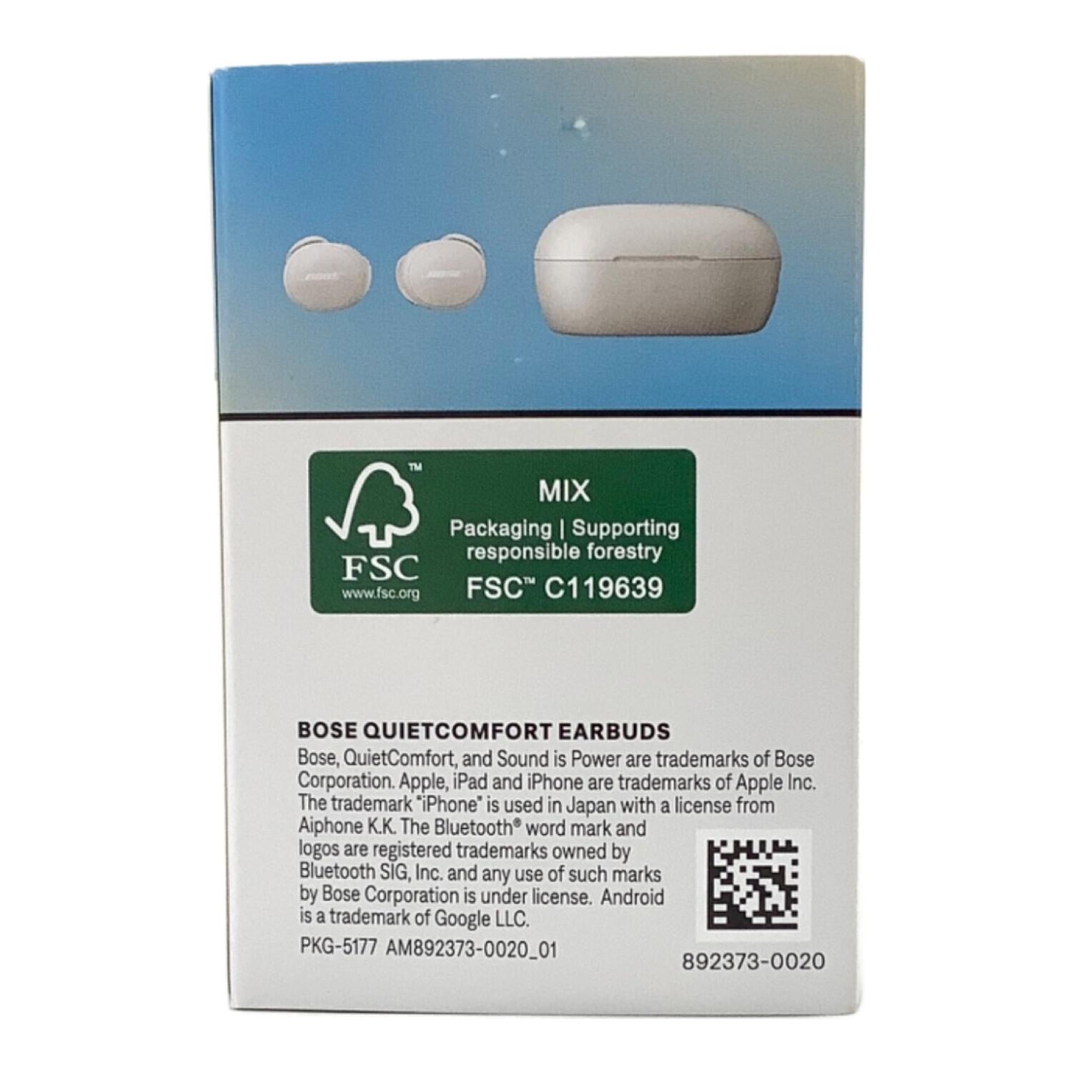 BOSE (ボーズ) イヤホン QUIETCOMFORT EARBUDS 442318｜トレファクONLINE