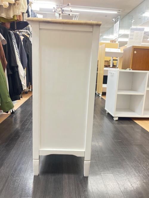 チェスト ホワイト×ナチュラル 引出し 4段