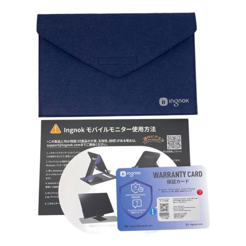 ingnok (インノック) モバイルモニター YN02D 15.6インチ IPS方式 フルHD (1920x1080) 60Hz ノングレア(非光沢) C02D24166385
