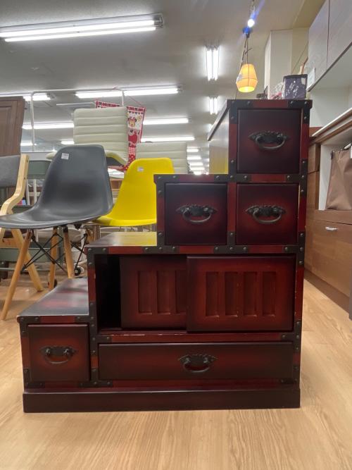 nissen (ニッセン) 階段箪笥 ブラウン