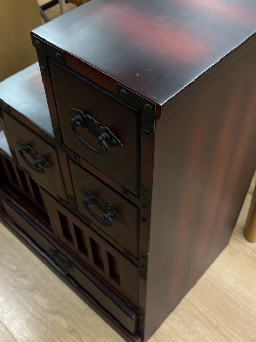 nissen (ニッセン) 階段箪笥 ブラウン