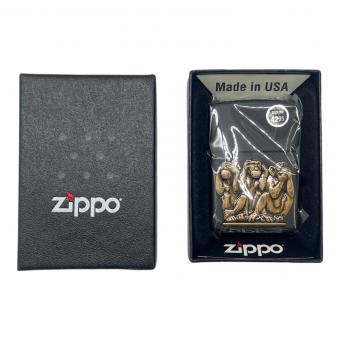 ZIPPO 22 USA製 三猿