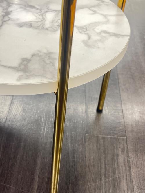 Franc franc (フランフラン) ローテーブル ホワイト 194 ガラス