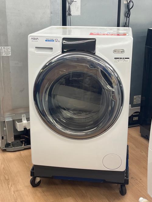AQUA (アクア) ドラム式洗濯乾燥機 50 12.0kg AQW-DX12M(W) 2022年製 キズ、ヨゴレ有 クリーニング済